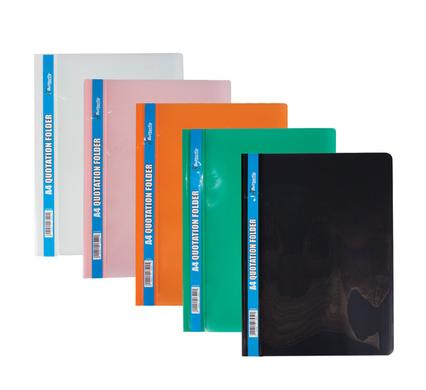 Marlin A4 File Display Quotation Folder Assorted Colours