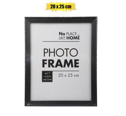 Black Plastic Picture Frame 20x25cm
