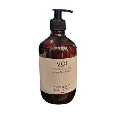 Voi Luxury Handsoap Savon Amber Oud 500ml Nourishing and Hydrating For All Skin Types