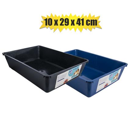 Plastic Cat Litter Pans, Open Tray Kitty Litter Pans 290x410x100mm