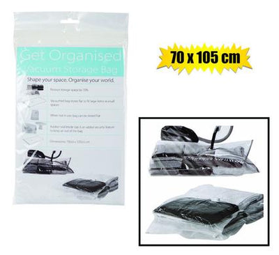 Vacuum Seal Storage Bags to Organise your Wardrobe - 70 x 105 cm