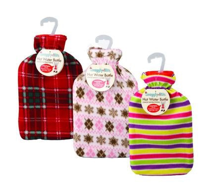 Snuggly Bits 2L Hot Water Bottle With Fabric Cover