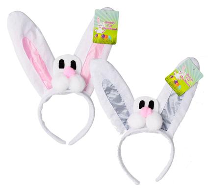 Kids Easter Bunny Ear Headband for Easter Party Costume Decorations