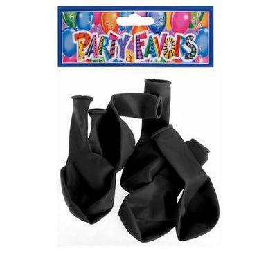 avenusa - Black Helium Balloons 6pc - avenu.co.za - Party & Decorations