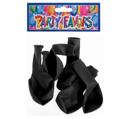 avenusa - Black Helium Balloons 6pc - avenu.co.za - Party & Decorations