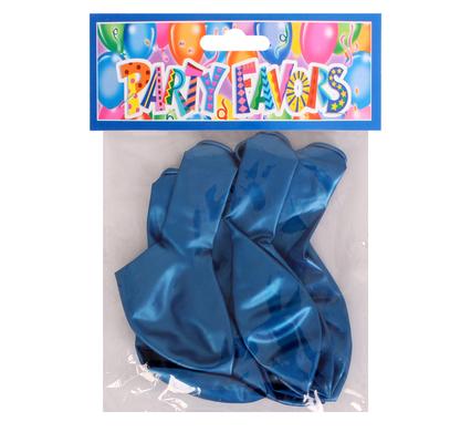 avenusa - Metallic Blue Helium Balloons 6pc - avenu.co.za - Party & Decorations