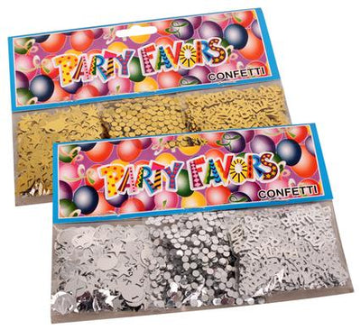 avenusa - Party Favors Silver / Gold Confetti - 3 Pack - avenu.co.za - Party & Decorations