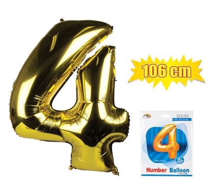 avenusa - Gold Foil Balloon Helium - Birthday Party Decoration, Anniversary Numbers 0 to 9 - 106 cm - avenu.co.za - Home & Decor