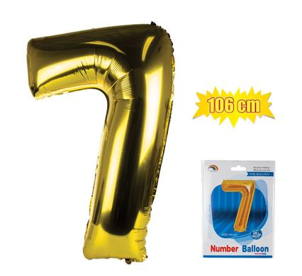 avenusa - Gold Foil Balloon Helium - Birthday Party Decoration, Anniversary Numbers 0 to 9 - 106 cm - avenu.co.za - Home & Decor