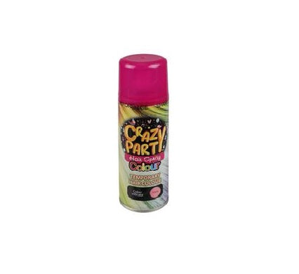 Temporary Colour Crazy Party Hair Spray, 250ml Pink