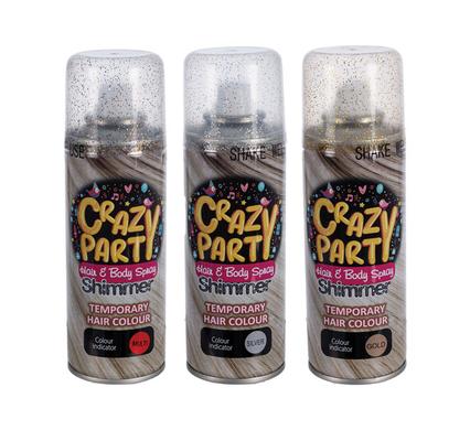 Shimmer Party Glitter Spray - Hair & Body Spray, 250ml