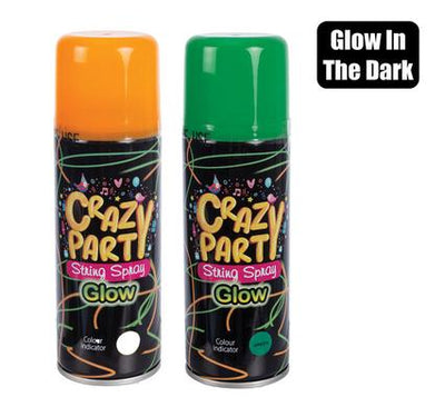 Party Spray String Glow In Dark For Any Party Festivities - Luminous Spray, 2 Can Set
