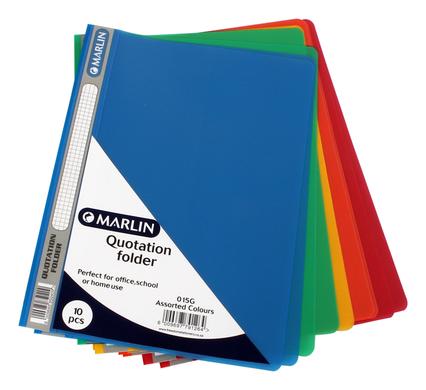 avenusa - Marlin A4 Quotation Folder 5 Pack Set - avenu.co.za - Office & School Supplies