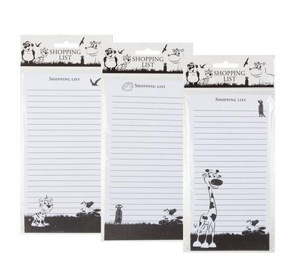 Novelty Animal Shopping List Magnetic