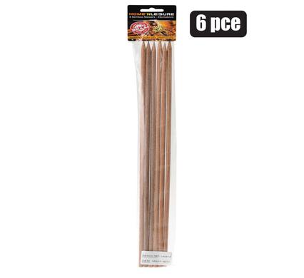 Extra Long Espetada Skewer Sticks 6X455Mm 6Pc Set, Sturdy To Hold Thick Chunks Of Meat