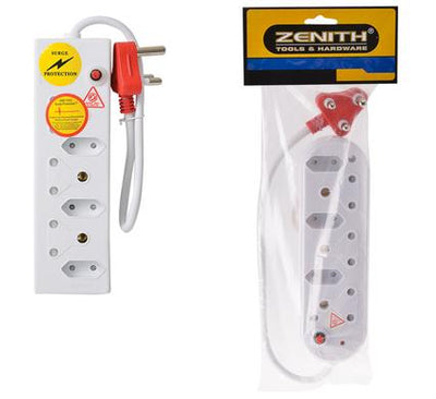 avenusa - MULTIPLUG 6-WAY-SURGE PROTECTION ZENITH - avenu.co.za - Tools & Home Improvement