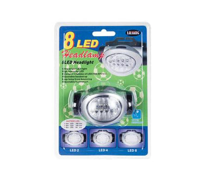 8+2 LED Headlamp, Outdoor Adventures - 4 Different Settings