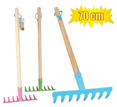 avenusa - Garden Monster Kids Metal Rakes 70 cm Assorted Colours - avenu.co.za - Tools & Home Improvement, Garden