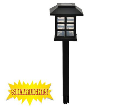 avenusa - Solar Powered Garden Lantern with Spike for Garden Lighting - avenu.co.za - Tools & Home Improvement, Garden