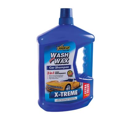 avenusa - Shield Car Shampoo Wash, Wax and Shines with Active Wax Beads - 2 Litre Bottle - avenu.co.za - Automotive