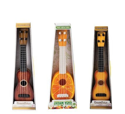 Dream Voice Classical Musical 4 String Guitar - 37cm, Mini Toy For Kids