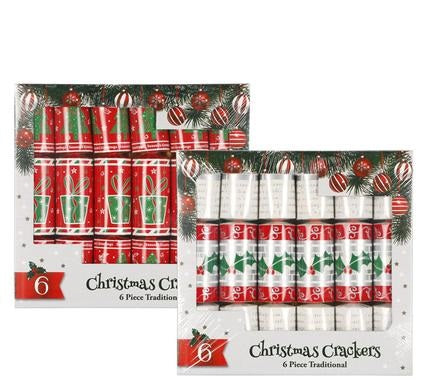 Christmas Crackers Traditional 6pc Set