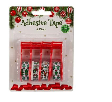 Christmas Stationery Masking 4 Tape Pack