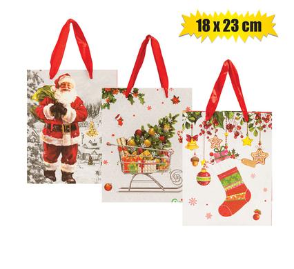 Christmas Stationery Gift Bag Medium 18 x 23cm - 2 Bag Pack