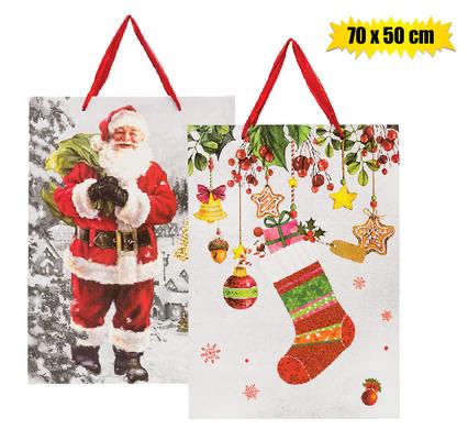 Xmas Stationery Gift Bag 2x Giant 70X50cm