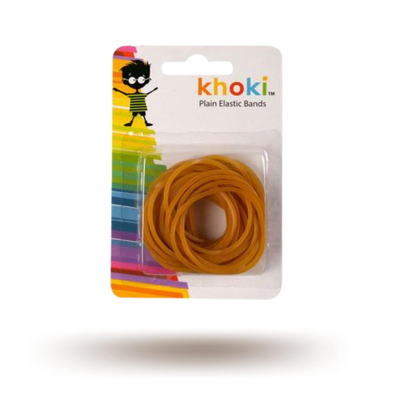 Khoki Pack of Elastic Bands Meduim Size for School, Office or the Store Room