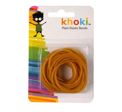 Khoki Pack of Elastic Bands Meduim Size for School, Office or the Store Room