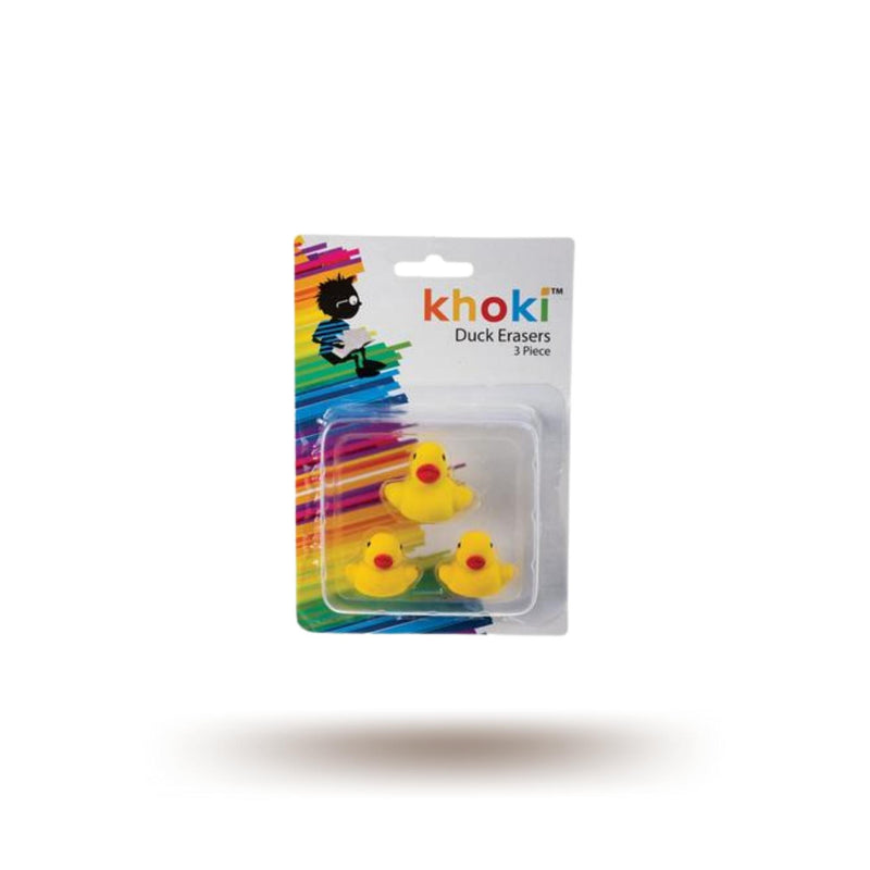 Fun Little Toys 3pc Novelty Duck Eraser Toy Set for Kids
