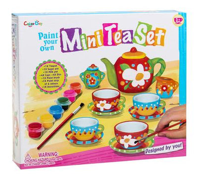 avenusa - Paint Your Own Mini Tea Set For Kids, DIY Kit Designed By You - avenu.co.za - Arts & Crafts