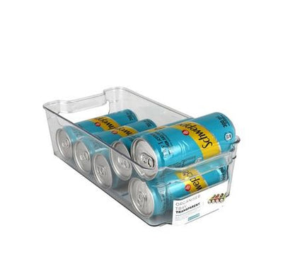 Refrigerator Organizer Bins, Clear Plastic Bins For Fridge, Freezer, Kitchen Cabinet, Pantry Organization and Storage, BPA Free Fridge Organizer, 31cm