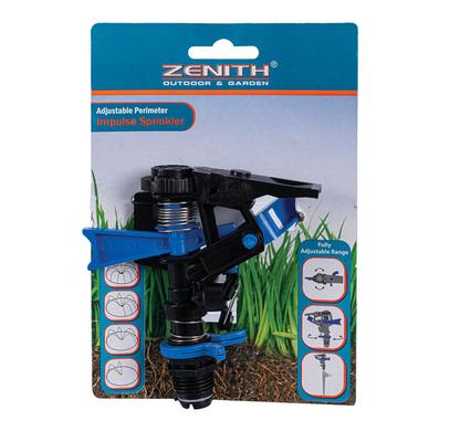 Zenith Impulse Head Garden, Flower Sprinkler, Hose Impulse Sprinkler