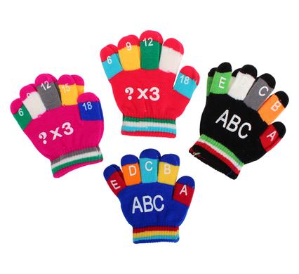 avenusa - Little Boys or Girls Winter Knitted Gloves Baby Letters/Numbers - avenu.co.za - Baby