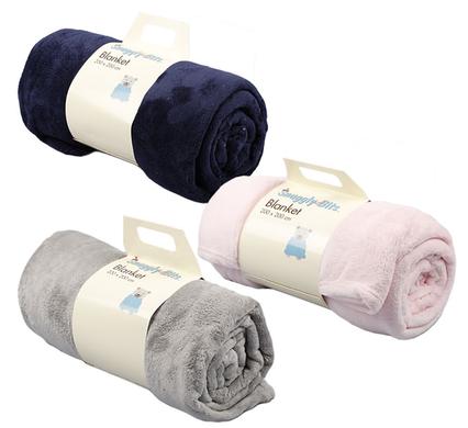 Fluffy Flannel Fleece Blanket, Size - 200 x 200cm
