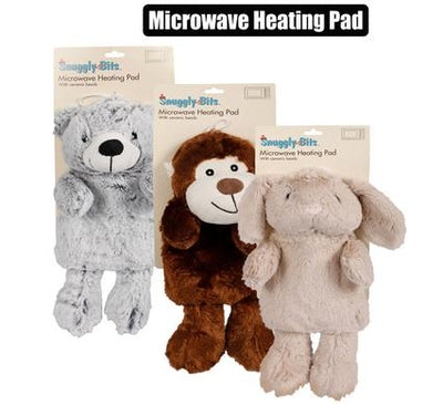 Microwave Heating Pad Monkey Bear Bunny Teddy