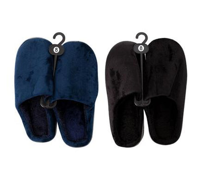 avenusa - Mens Plain Slip On Slippers Sizes 8-11 Blue And Black - avenu.co.za - Fashion