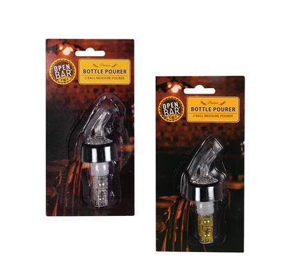 Automatic Measured Bottle Pourer - Quick Shot Spirit Measure Pourer Drinks Wine Cocktail Dispenser - 1oz/30ml (2 pack)