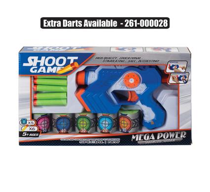 Space Blaster Toy With Foam Darts & Targets, Lock And Load