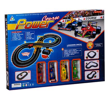 Battery Operated Racing Car Track-Set 36pc, 4 Cars To Race With ...