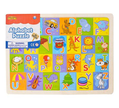 avenusa - PUZZLE JIGSAW WOOD 26PC ALPHABET 40x30cm - avenu.co.za - Toys & Games