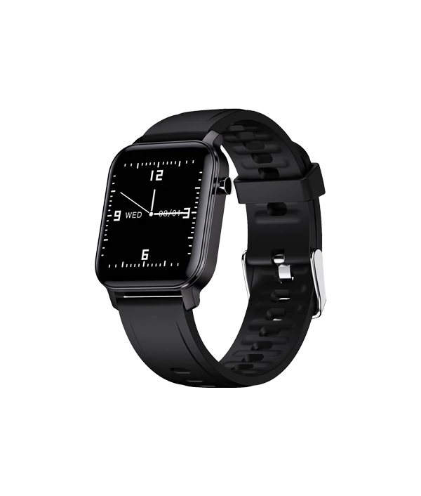 Square Smart Watch Android and IOS Compatible Fitness Tracker, Heart Rate Monitor, 40mm Touch Screen. Pedometer Smartwatch Sleep Monitor Men and Women