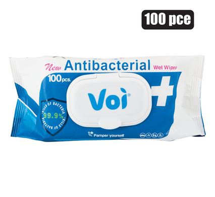 Voi Antibacterial Wet-Wipes 100pc, Pamper Yourself