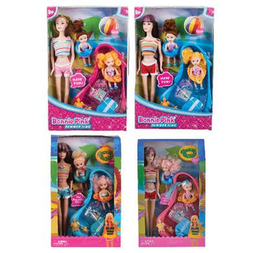 avenusa - DOLL MED 31cm BONNIE FAMILY+POOL SET - avenu.co.za - Toys & Games