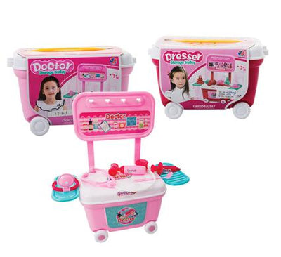 avenusa - Play-Set Wheely Storage Trolley, Doctor/Beauty Dresser - avenu.co.za - Toy & Games