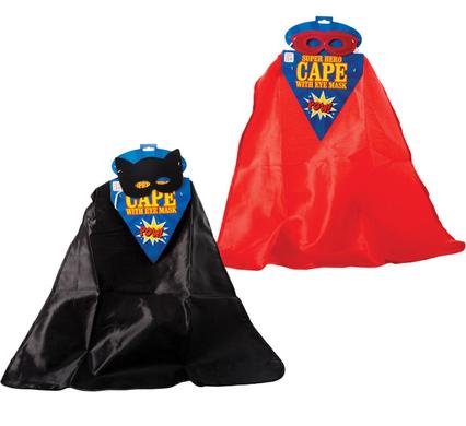 avenusa - Kids Dress Up Super Hero Cape & Eye Mask - avenu.co.za - Toys & Games