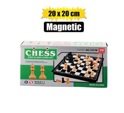 Magnetic Chess Game 20x20cm Game Perfect for Family Game Night