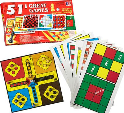 avenusa - Compendium 51 Great Games - Ultimate Board Game Set - avenu.co.za - Toys & Games